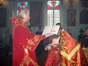 Награждение клирика собора Рождества Богородицы г. Баку иерея Александра Асташкина саном протоиерея 